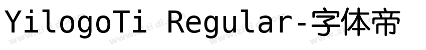 YilogoTi Regular字体转换